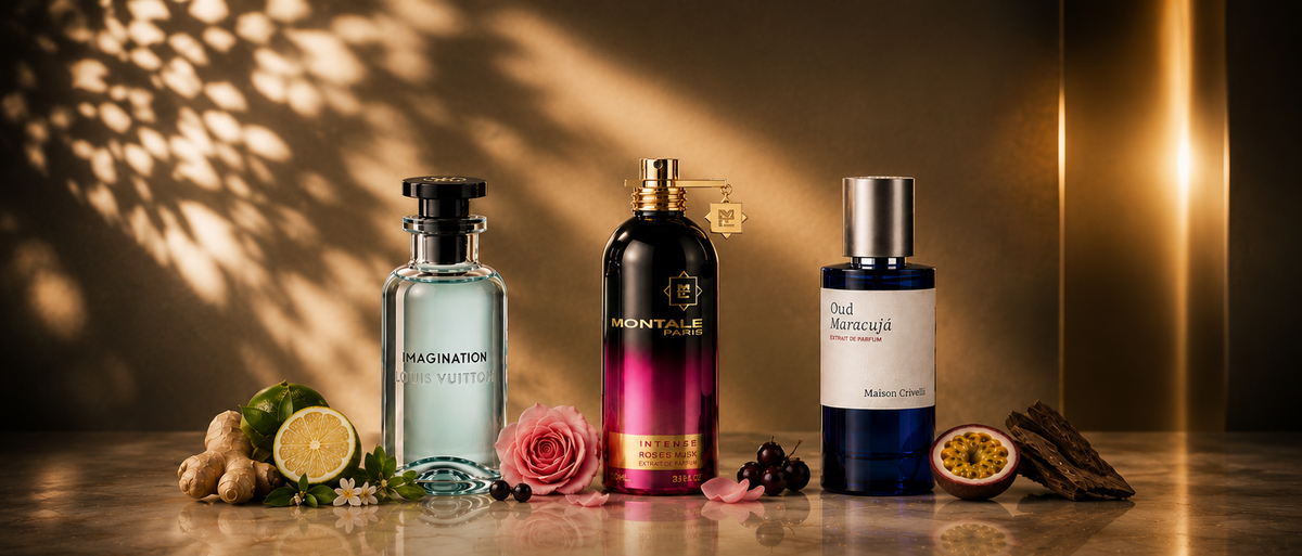 Mono Perfumeria - Imagination, Intense Roses Musk, Oud Maracuja